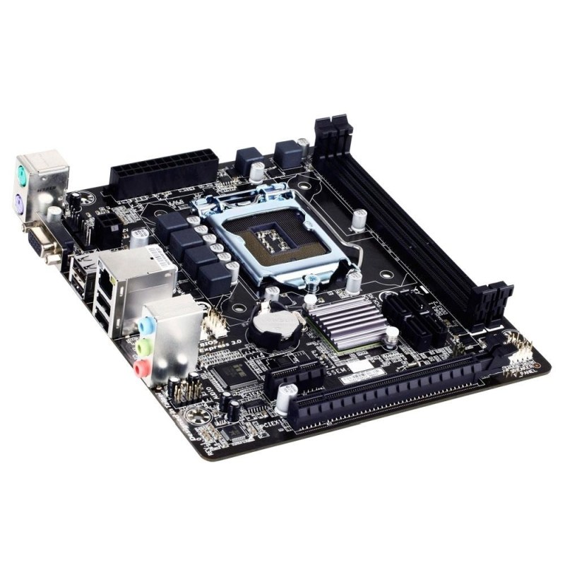 БУ Материнська плата s1155, Gigabyte GA-H61M-S (2xDDR3, Intel H61, PCI-Ex16x1, VGA, microATX)
