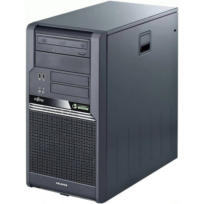 Used Computer Fujitsu Celsius W370 E80+, Intel Core2 Quad Q8300 (2.5 GHz), 6Gb DDR2, 160Gb HDD