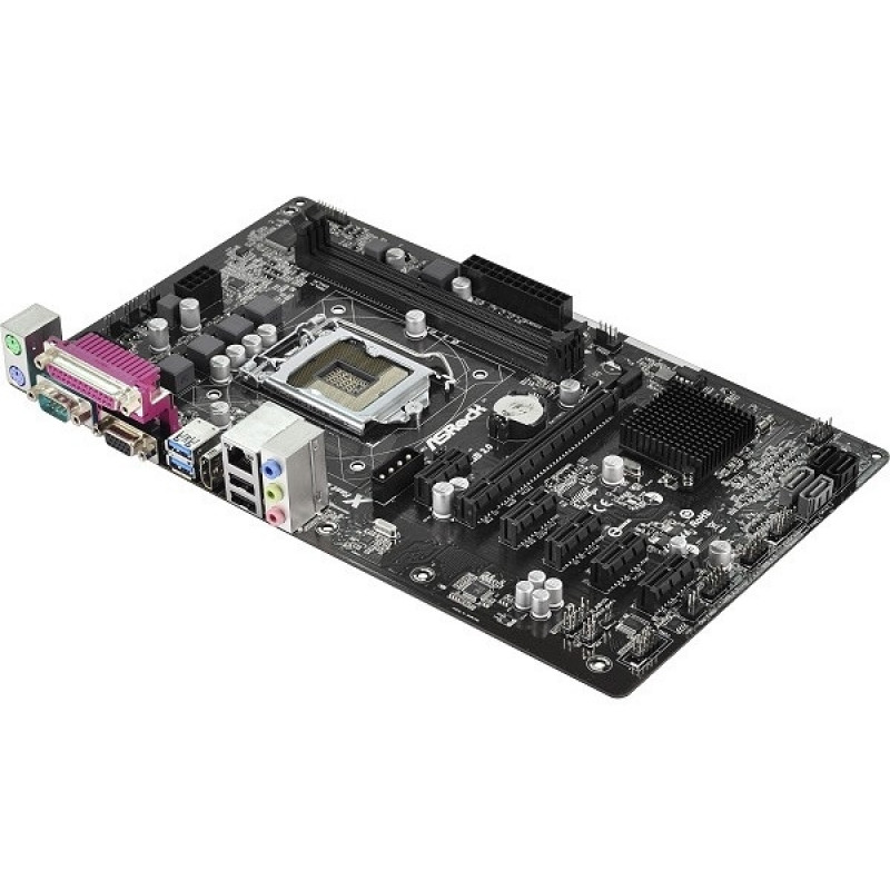 БУ Материнская плата s1150, ASRock H81 Pro BTC R2.0 (2xDDR3, Intel H81, PCI-Ex16x1, VGA, HDMI, ATX)