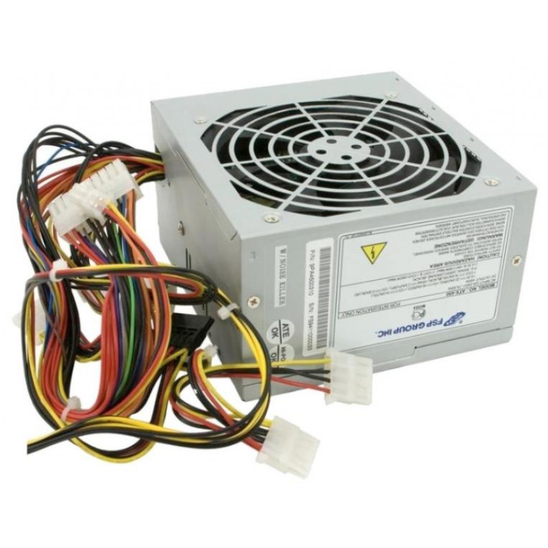 Used Power supply 500 W FSP, 24+4 pin, video card power - 1x6pin, 120 mm, ATX, FSP-500-60HCN