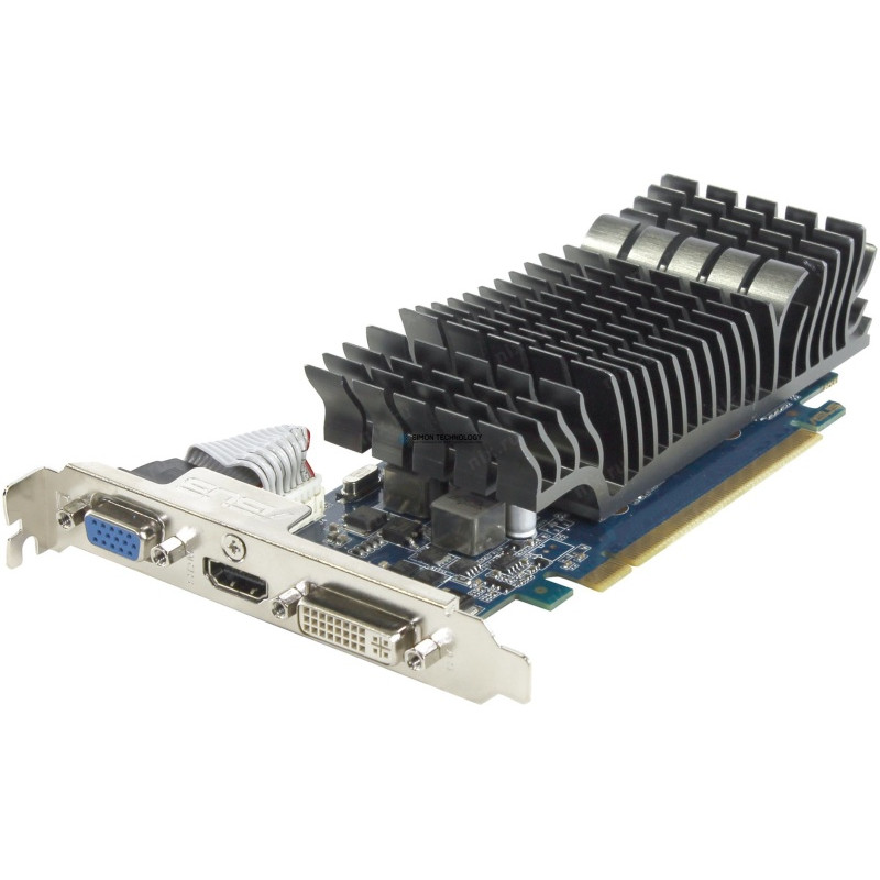 БУ Видеокарта ASUS GeForce GT610 (1 ГБ, GDDR3, 64 бит, 810/1200 МГц, VGA, DVI, HDMI, GT610-SL-1GD3-L