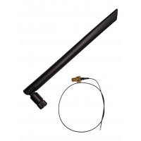 Wi-Fi antenna 2.4GH, 6dBi, RP-SMA connector, M.2 IPEX MHF4 U.fl cable