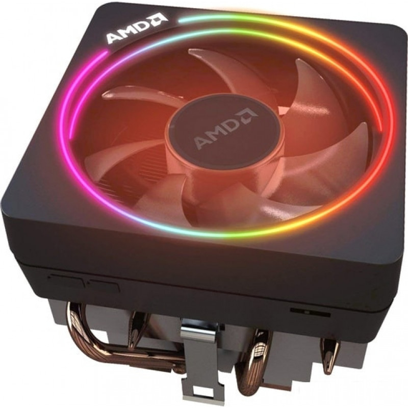 БУ Процессорный кулер AMD Wraith Prism LED RGB (AMD AM, 4pin, 4 трубки, 92мм, 1600 об/мин)