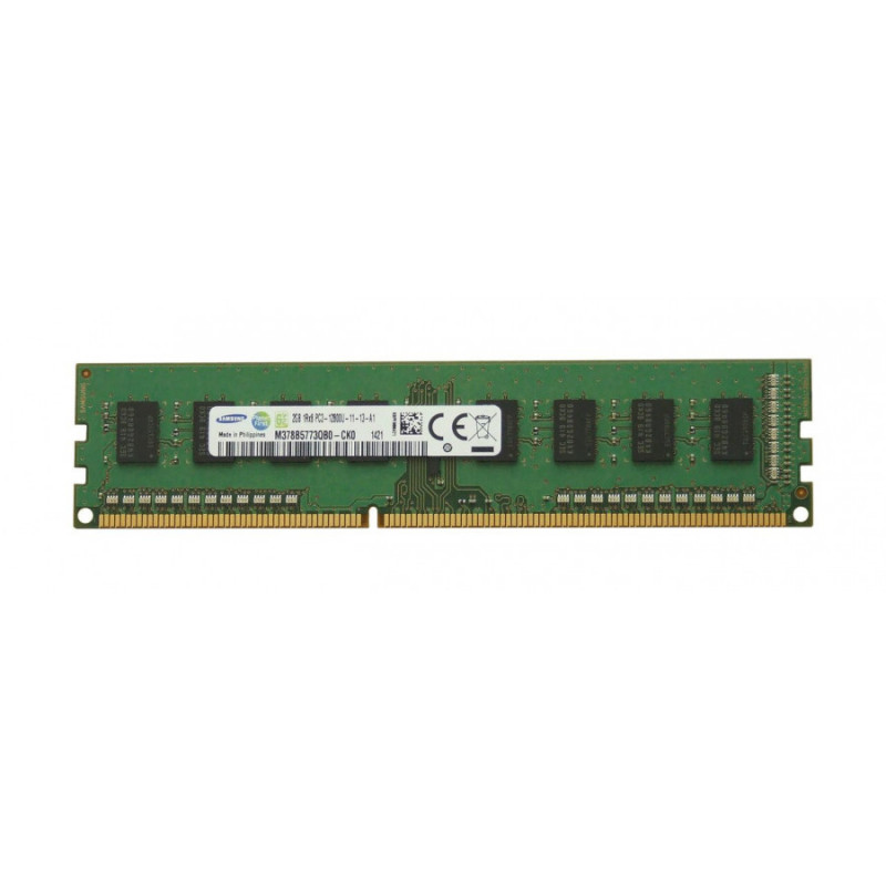 БУ Оперативна пам`ять 2 ГБ, DDR3, для ПК, Samsung (1600 МГц, 1.5 В, CL11, M378B5773QB0-CK0)