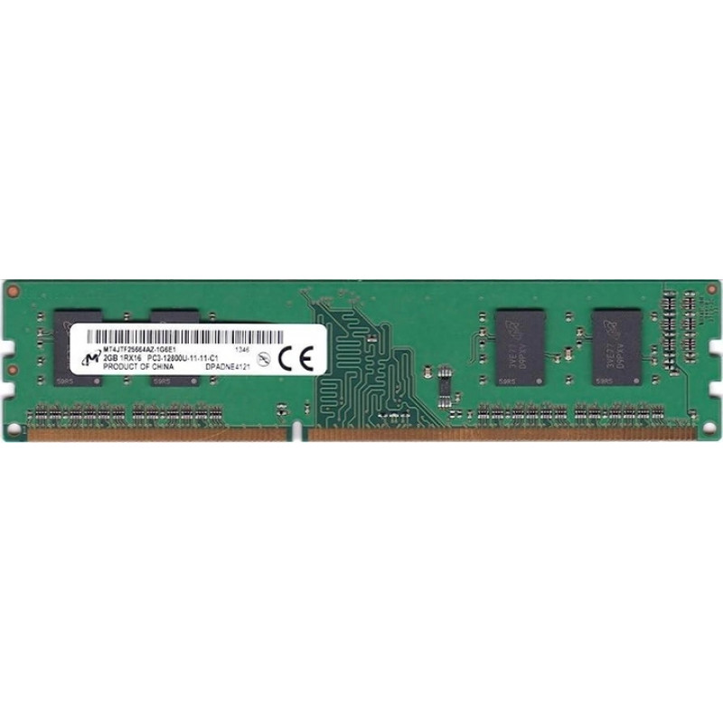 БУ Оперативная память 2 ГБ, DDR3, для ПК, Micron (1600 МГц, 1.5 В, CL11, MT4JTF25664AZ-1G6E1)