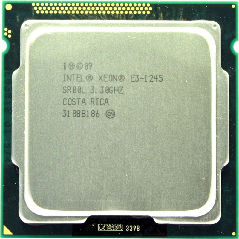 БУ Процесор s1155 Intel Xeon E3-1245, 3,3-3,7 МГц, 4-8 core, Intel HD P3000, 95W (аналог i7-2600)
