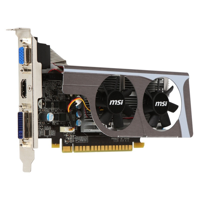 БУ Відеокарта MSI GeForce GT440 (1 ГБ, GDDR3, 128 біт, 810/1800 МГц, VGA, DVI, HDMI)