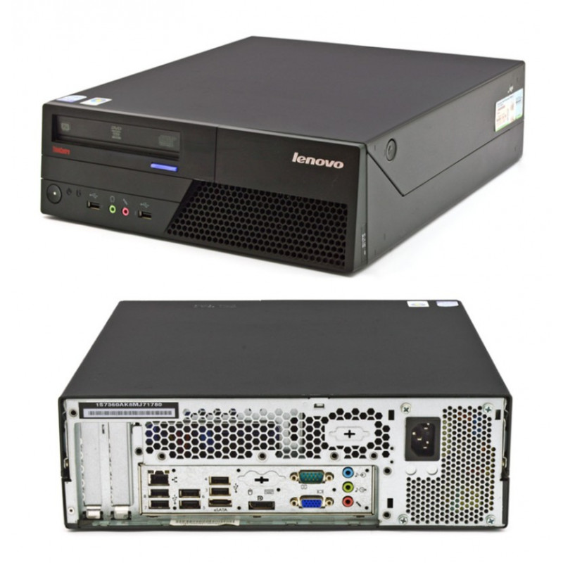 БУ Компьютер Lenovo ThinkCentre M58p SFF, Core 2 Duo E8400 (3.0Ghz) 4Gb DDR3, Intel X4500, 120Gb SSD