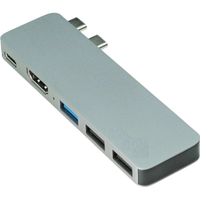 Used USB-hub MISION Dual Type-C, USB-A, HDMI (MSH-Hub5)