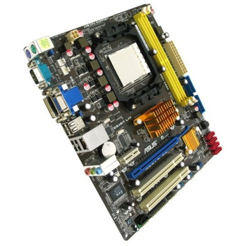 БУ Материнская плата sAM2+, ASUS M2A74-AM (2xDDR2, AMD 740G, VGA, DVI, microATX)
