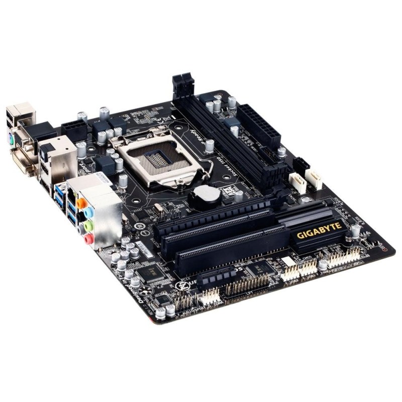 БУ Материнська плата s1150, Gigabyte GA-H81M-HD3 (2xDDR3, Intel H81, VGA, DVI, HDMI, DPort, microATX