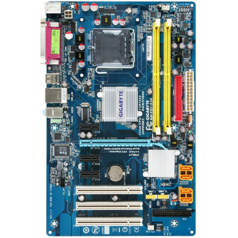 БУ Материнська плата s775, Gigabyte GA-P31-S3G (2xDDR2, Intel P31 Express, microATX)
