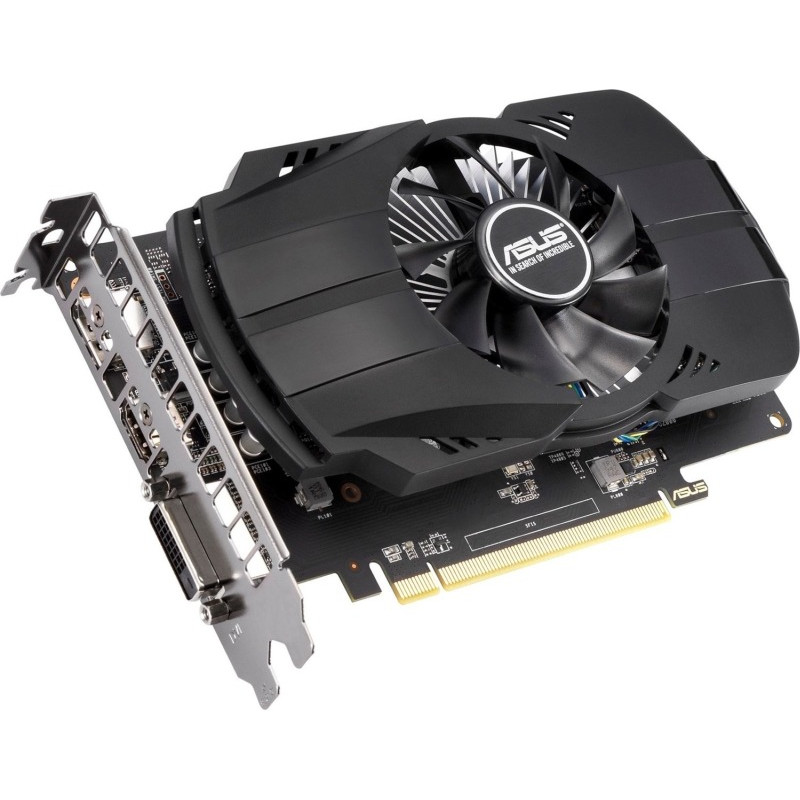 ASUS Radeon 550 Graphics Card (2 GB, GDDR5, 64 bit, 1183/6000 MHz, DVI, HDMI, DPort, PH-550-2G)