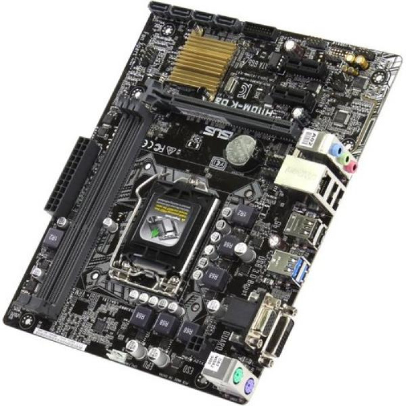 Уцінка! БУ Материнська плата s1151, ASUS H110M-K (2xDDR4, Intel H110, PCI-Ex16x 1, microATX)