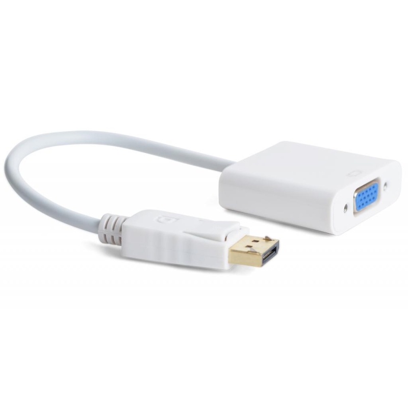 Cablexpert DisplayPort to VGA Adapter (A-DPM-VGAF-02-W)