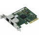 Used Server network card Fujitsu D3035-A11 GS1, PCIe, 2-port 1Gb Ethernet