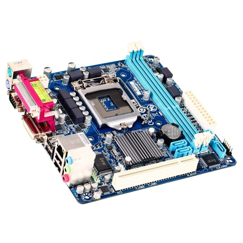 БУ Материнська плата s1155, Gigabyte GA-H61N-D2V (2xDDR3, Intel H61, DVI, MiniITX)