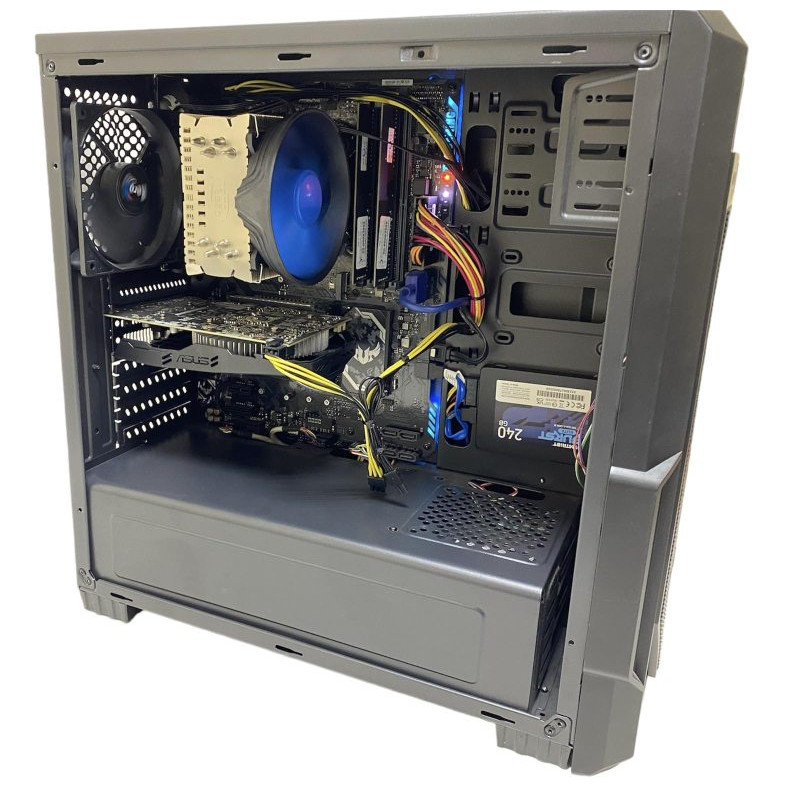 БУ Ігровий комп`ютер AS-IT, Core i5-8500, GTX 1060, H370, 16GB DDR4, 240GB SSD, 500GB HDD, 600W