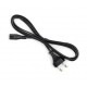 Cablexpert power cable 1.5m 2pin (2x0.75mm2, C7 to C16, straight connector, black)