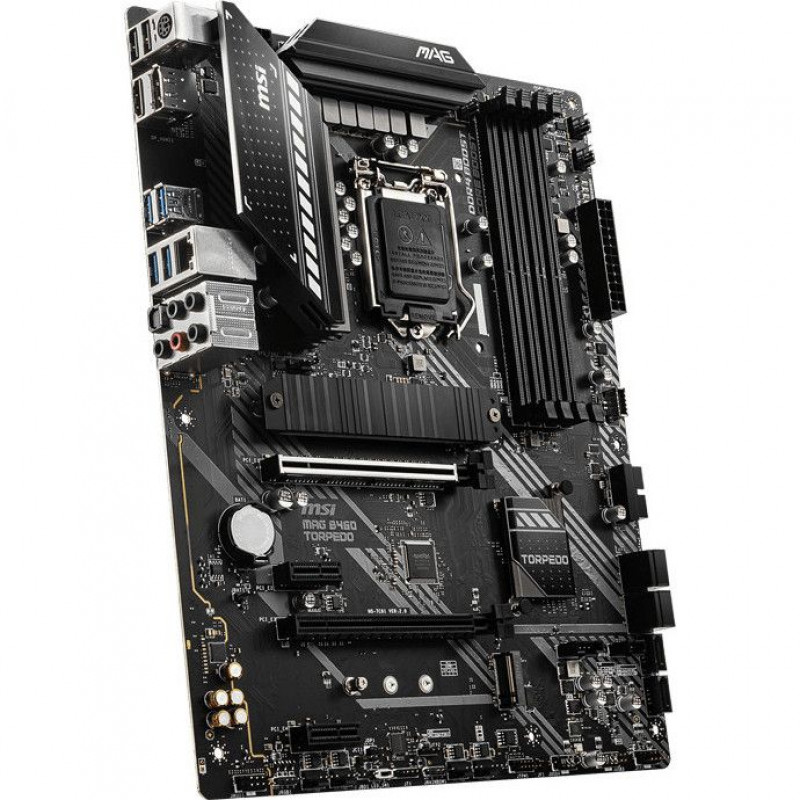 БУ Материнська плата s1200, MSI MAG B460 TORPEDO (4xDDR4, Intel B460, HDMI, DPort, ATX) Без заглушки
