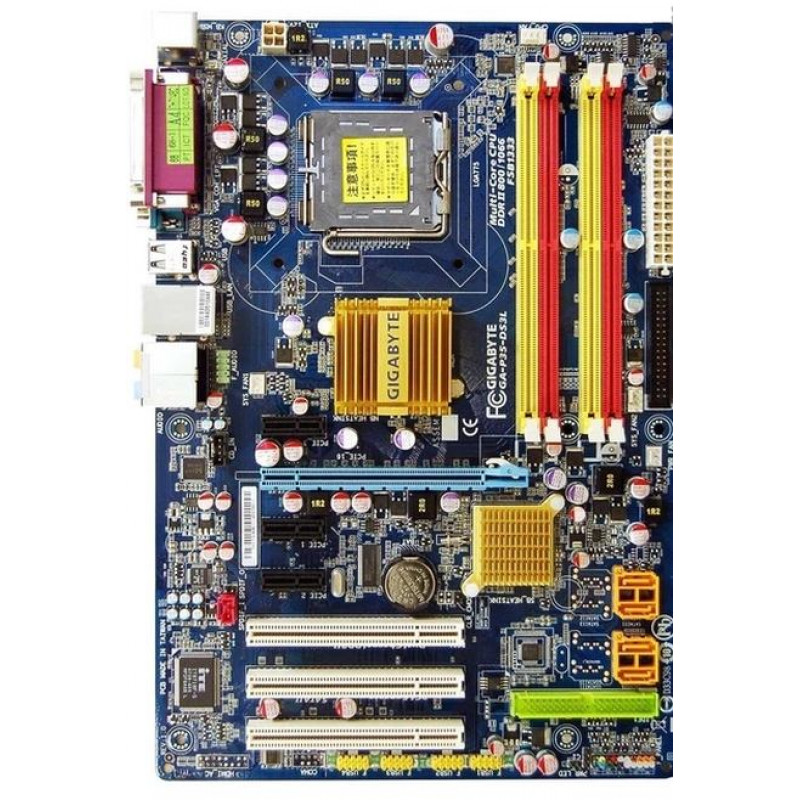 БУ Материнська плата s775, Gigabyte GA-P35-DS3L (4xDDR2, Intel P35 Express, ATX)