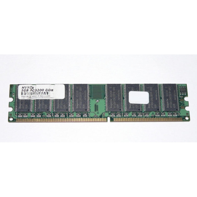 БУ Оперативная память 1 ГБ, DDR, для ПК, Hynix (400 МГц, 2.5 В, CL3, HY5DU12822DTP-D43)