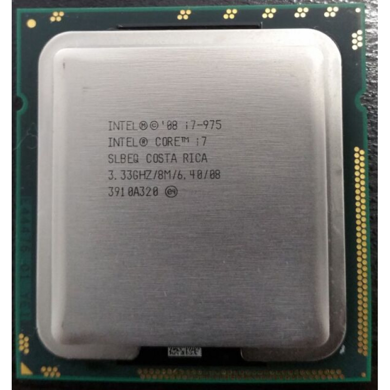 Used Processor s1366 Intel Core i7-975, 3.33-3.6 MHz, 4-8 core, 130W