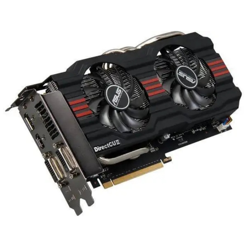 ASUS GeForce GTX 660 Graphics Card (2 GB, GDDR5, 192 bit, 980/6008 MHz, 2 x DVI, HDMI, DPort)