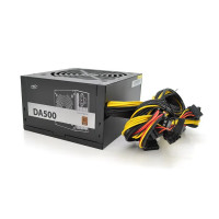 БУ Блок живлення 500 Вт Deepcool, 24 +4 +4 pin, живлення відеокарти - 2x(6+2pin), 120 мм, ATX, DA500