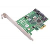 БУ Контролер Adaptec 1220SA, SATA , PCIx1, 3GB/S, 2 x SATA