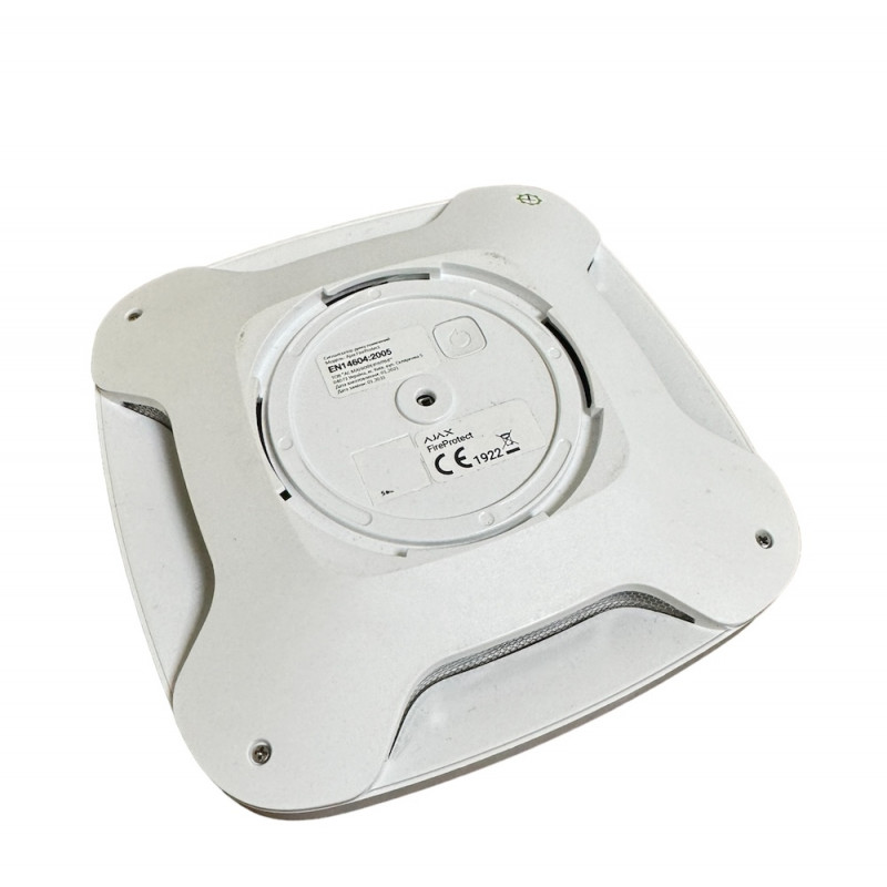 Ajax FireProtect white smoke detector (no mounting cover)