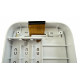Display Ajax KeyPad TouchScreen White module assembly with touchscreen and frame, Original