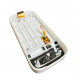 Display Ajax KeyPad TouchScreen White module assembly with touchscreen and frame, Original