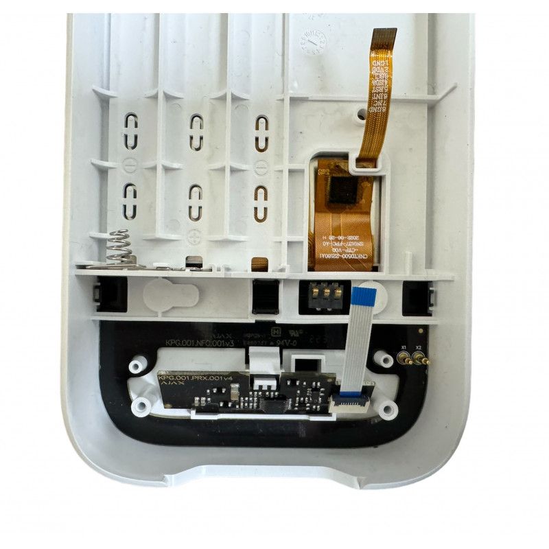 Display Ajax KeyPad TouchScreen White module assembly with touchscreen and frame, Original