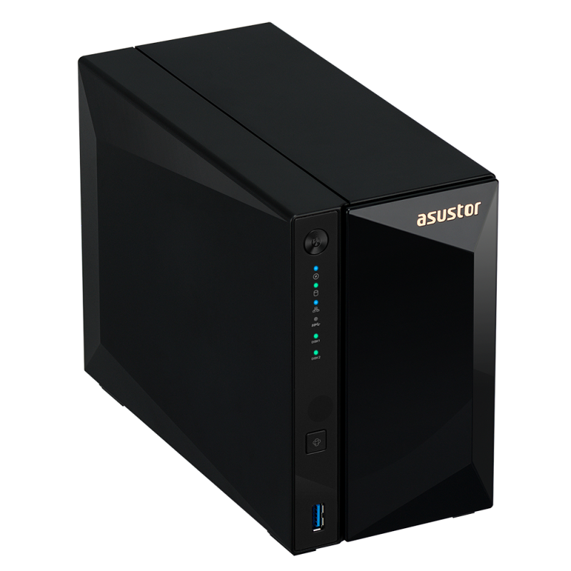 Used NAS server Asustor AS4002T, ARMADA-7020 (2x1.6 GHz) 2Gb DDR4, without HDD (2 x 2.5", 2 x 3.5")