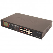 Unmanaged switch Planet GSD-1002VHP, 10xGbit, 8xPoE+