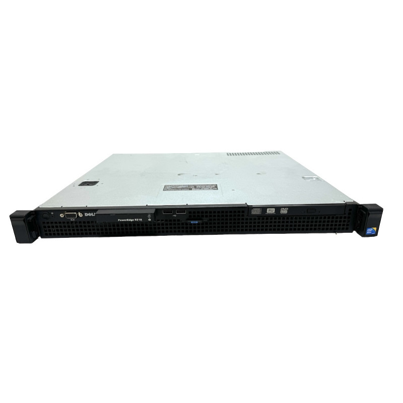 БУ Сервер 1U Dell PowerEdge R210 (2x3.5") Xeon X3430, 16Gb DDR3, NO HDD, 2xLan, PERC 6i, 250W