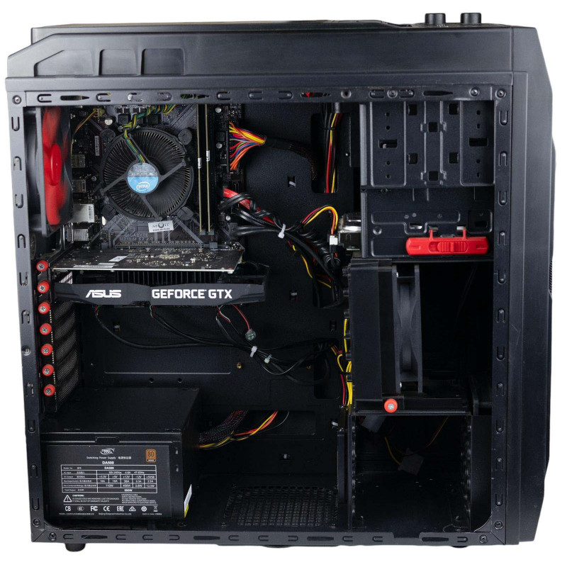 AS-IT Gaming PC, Core i5-8500, GTX 1650 (4GB), H310, 16GB DDR4, 240GB SSD, 1TB HDD, 500W