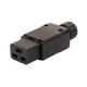 Power connector AS-IT C19 16A 250V 3x2.5mm (A025-C19)