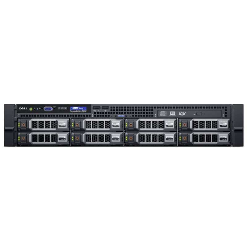 Used Server 2U Dell PowerEdge R530 (8x3.5") 2 x E5-2620 V4, 192Gb DDR4, without HDD, 4 x Lan, 2 x 750W