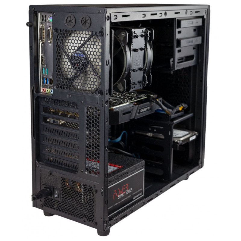 AS-IT Gaming PC, Core i9-9900KF, GTX 1070(8GB), H370, 16GB DDR4, 240GB SSD, 1TB HDD, 750W