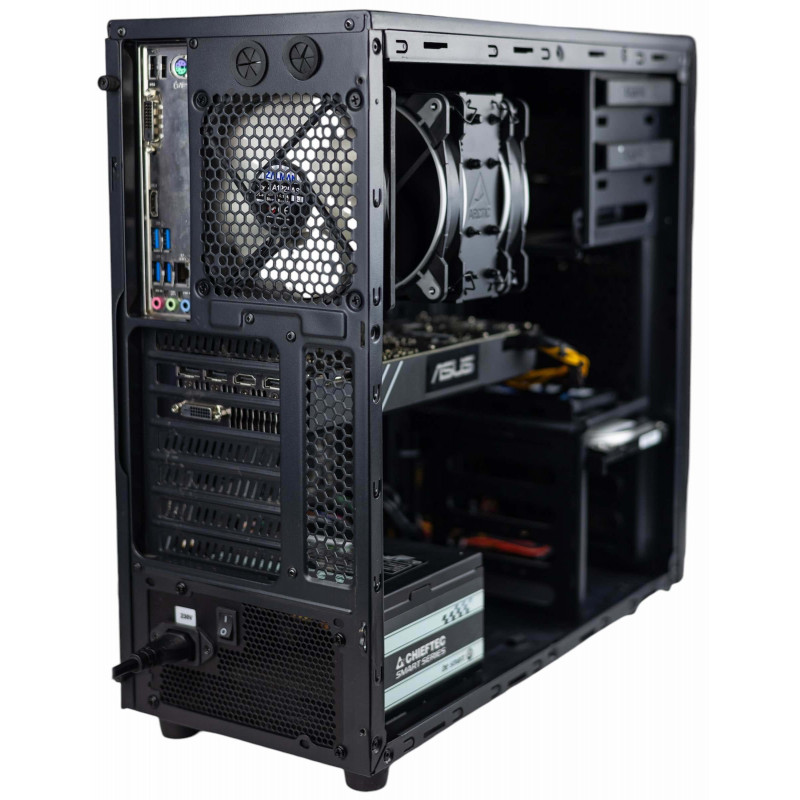 AS-IT Gaming PC, Core i9-9900KF, GTX 1070(8GB), Z370, 16GB DDR4, 240GB SSD, 1TB HDD, 700W