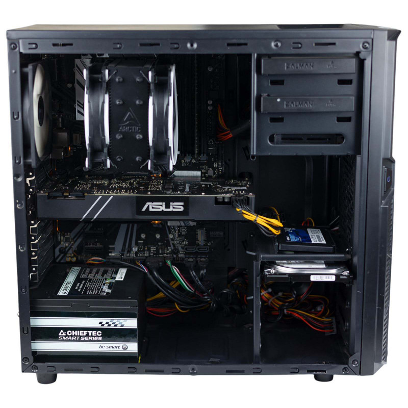 AS-IT Gaming PC, Core i9-9900KF, GTX 1070(8GB), Z370, 16GB DDR4, 240GB SSD, 1TB HDD, 700W