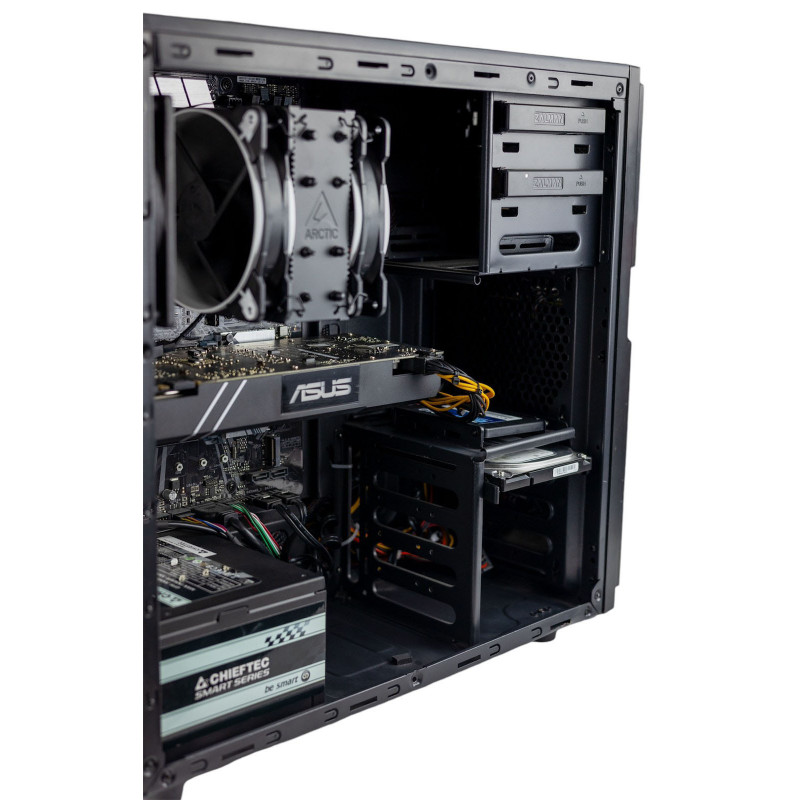 AS-IT Gaming PC, Core i9-9900KF, GTX 1070(8GB), Z370, 16GB DDR4, 240GB SSD, 1TB HDD, 700W