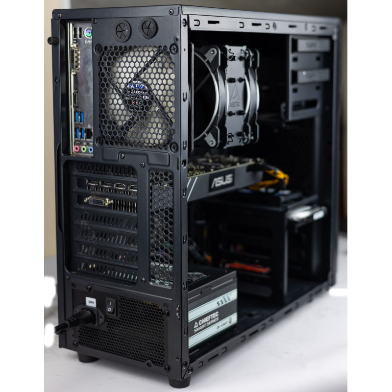 AS-IT Gaming PC, Core i9-9900KF, GTX 1070(8GB), Z370, 16GB DDR4, 240GB SSD, 1TB HDD, 700W