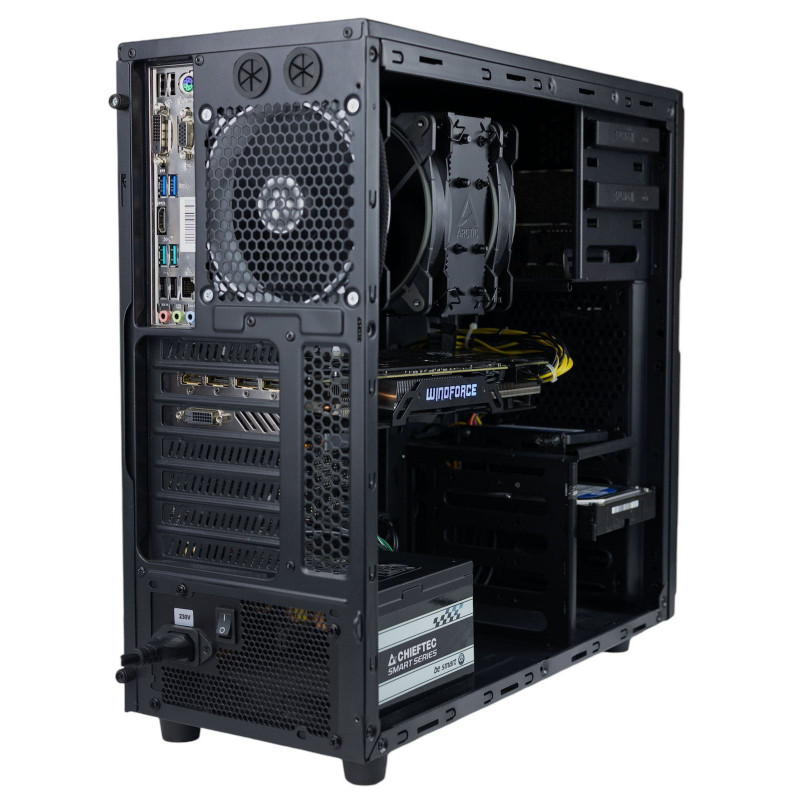 AS-IT Gaming PC, Core i9-9900KF, GTX 1070(8GB), B360, 16GB DDR4, 240GB SSD, 1TB HDD, 700W