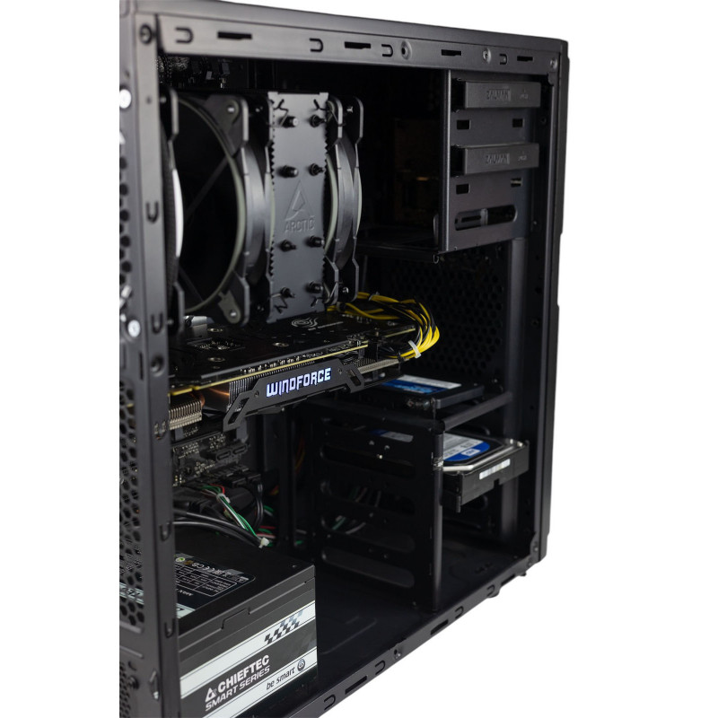 AS-IT Gaming PC, Core i9-9900KF, GTX 1070(8GB), B360, 16GB DDR4, 240GB SSD, 1TB HDD, 700W