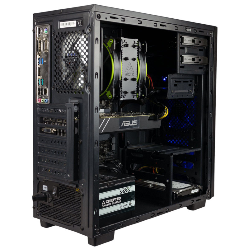 AS-IT Gaming PC, Core i9-9900KF, GTX 1070(8GB), B360, 16GB DDR4, 240GB SSD, 1TB HDD, 700W