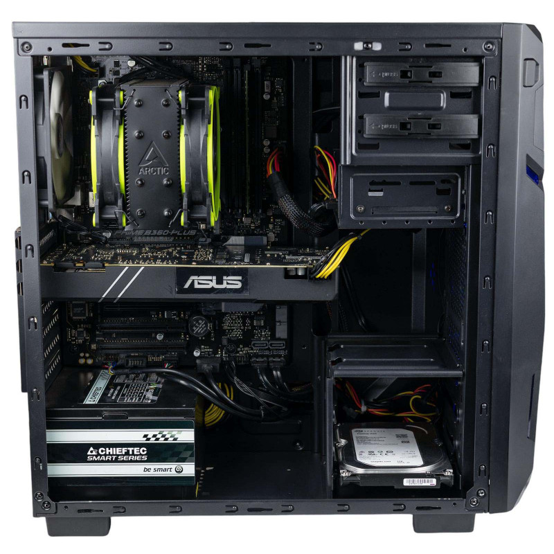 AS-IT Gaming PC, Core i9-9900KF, GTX 1070(8GB), B360, 16GB DDR4, 240GB SSD, 1TB HDD, 700W
