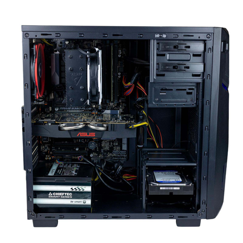 AS-IT Gaming PC, Core i9-9900KF, GTX 1070(8GB), B360, 16GB DDR4, 240GB SSD, 1TB HDD, 700W